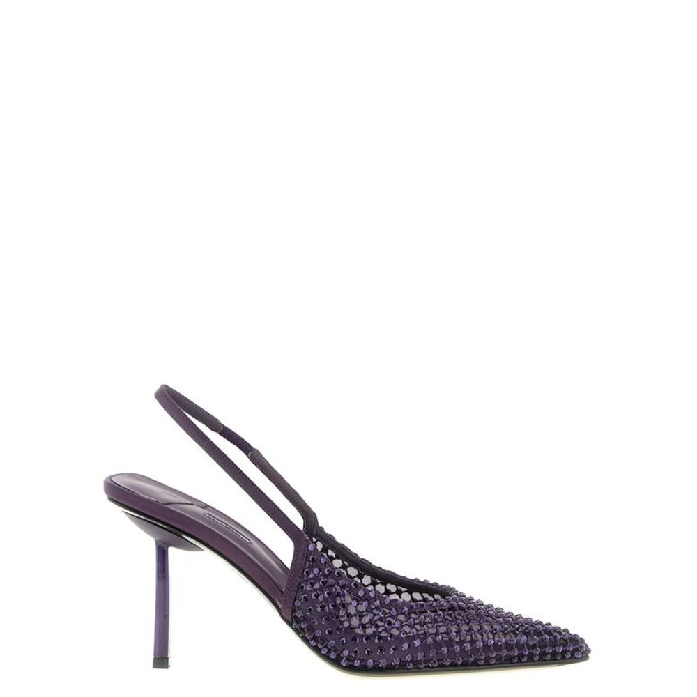 LE SILLA Purple Polyester High Heel Women's Pumps